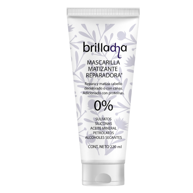 Mascarilla Nutrireparadora Matizante Brilladha con Proteínas 200ML